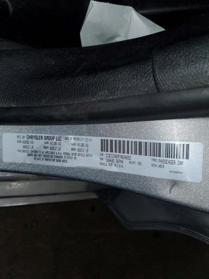 2015 CHRYSLER 200 LIMITED photo 23