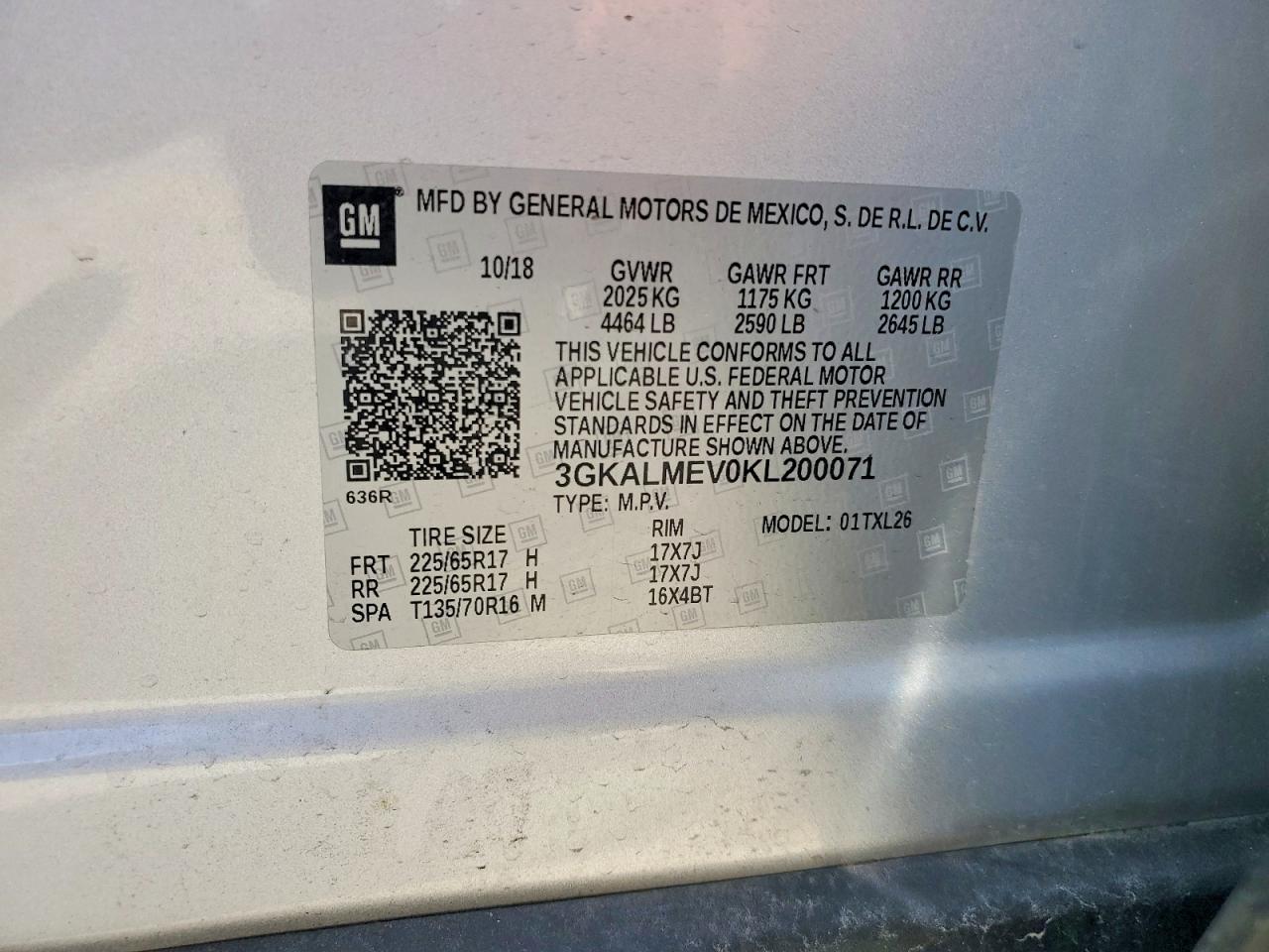 2019 GMC TERRAIN SLE photo 25