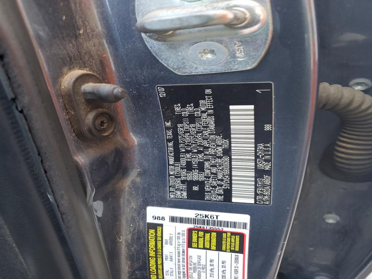 2008 TOYOTA TUNDRA GRADE photo 34