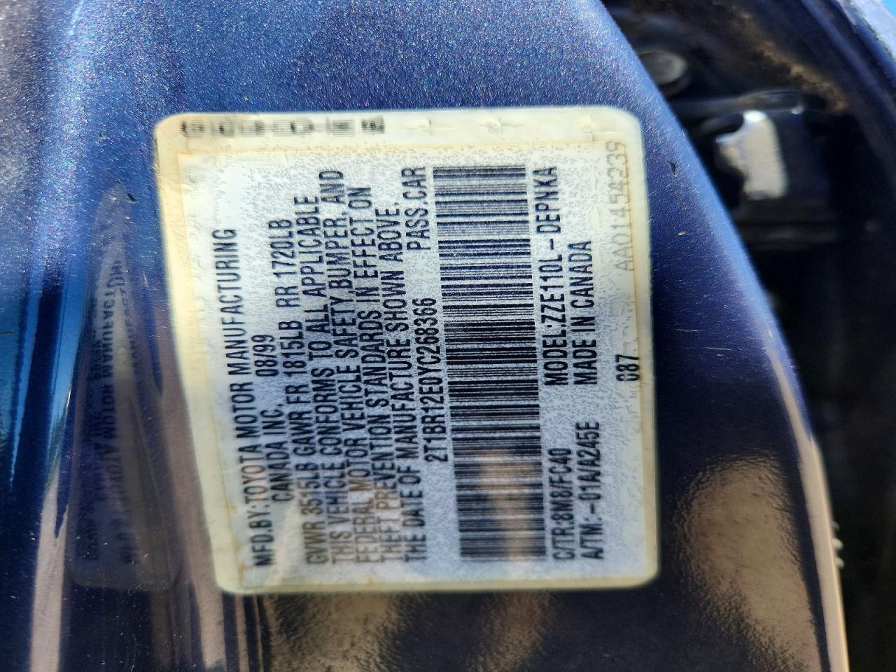 2000 TOYOTA COROLLA photo 23