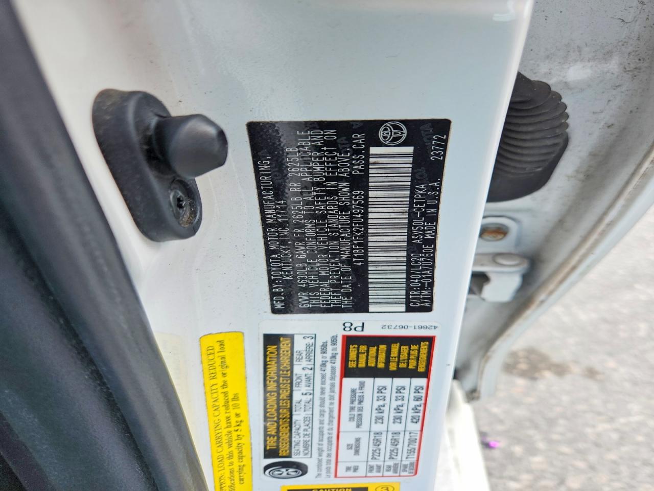 2015 TOYOTA CAMRY XSE photo 34