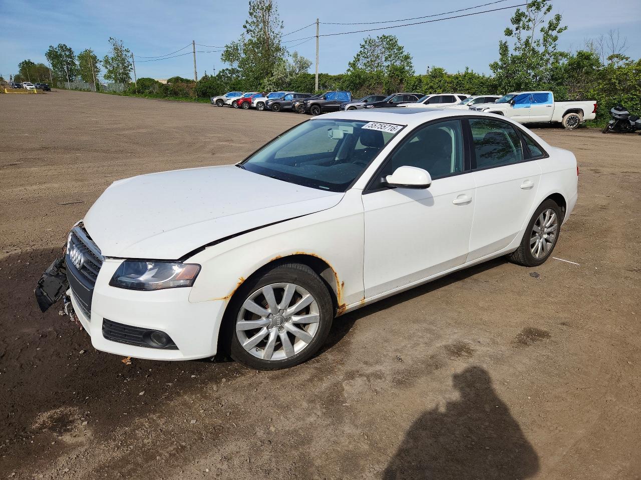 2012 AUDI A4 PREMIUM — FRONT END damage — photo 1