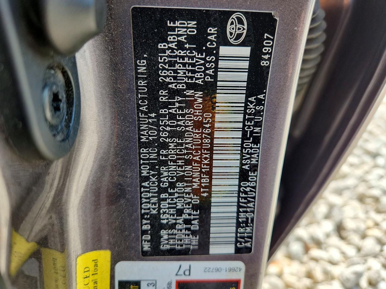2015 TOYOTA CAMRY SE photo 23