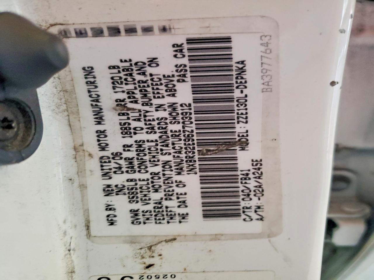 2006 TOYOTA COROLLA LE photo 13