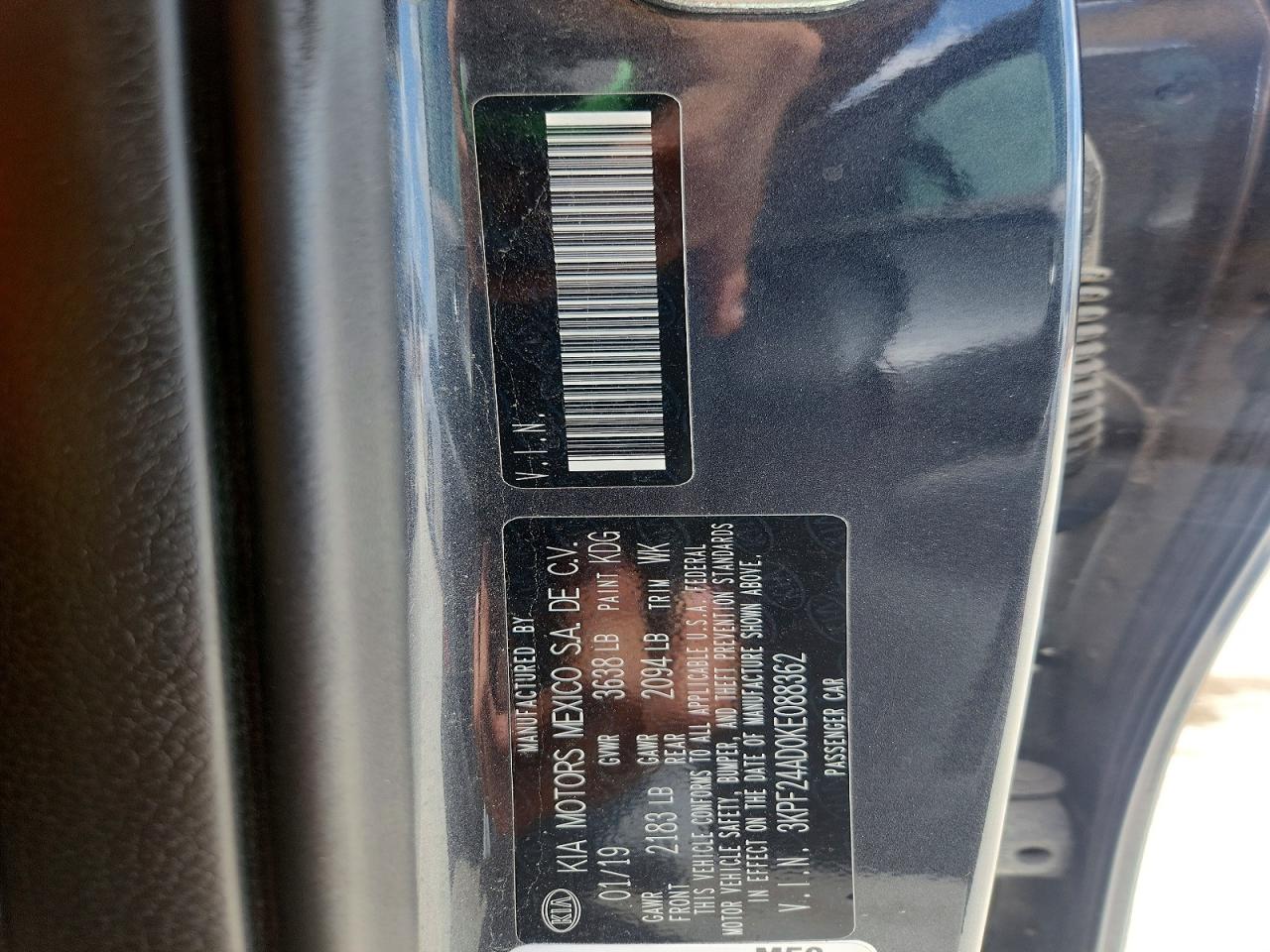2019 KIA FORTE FE photo 25