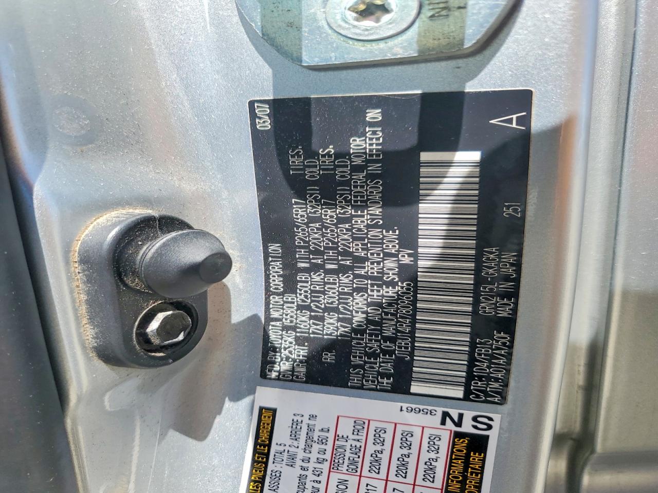 2007 TOYOTA 4RUNNER SPORT EDITION photo 27
