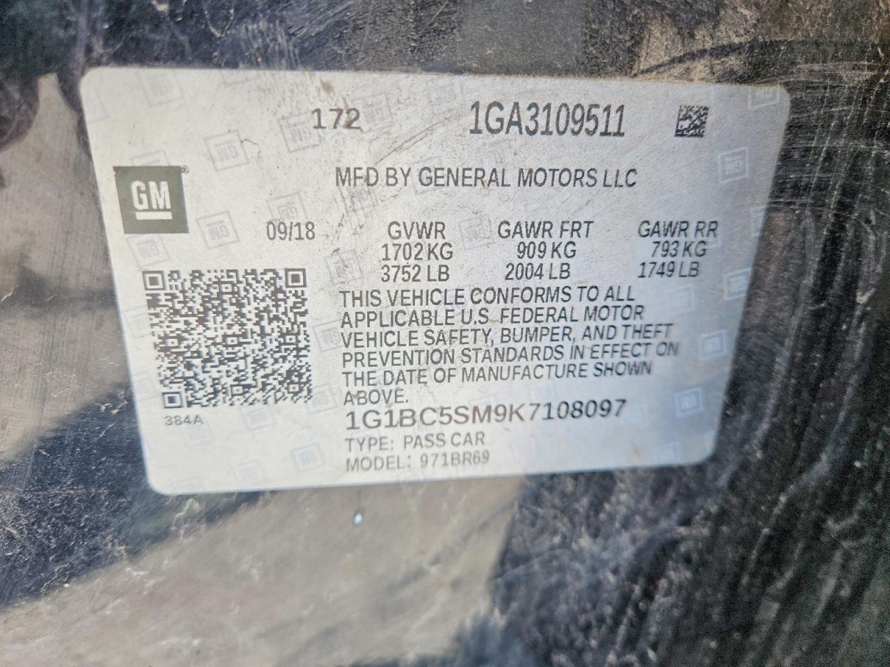 2019 CHEVROLET CRUZE LS photo 25