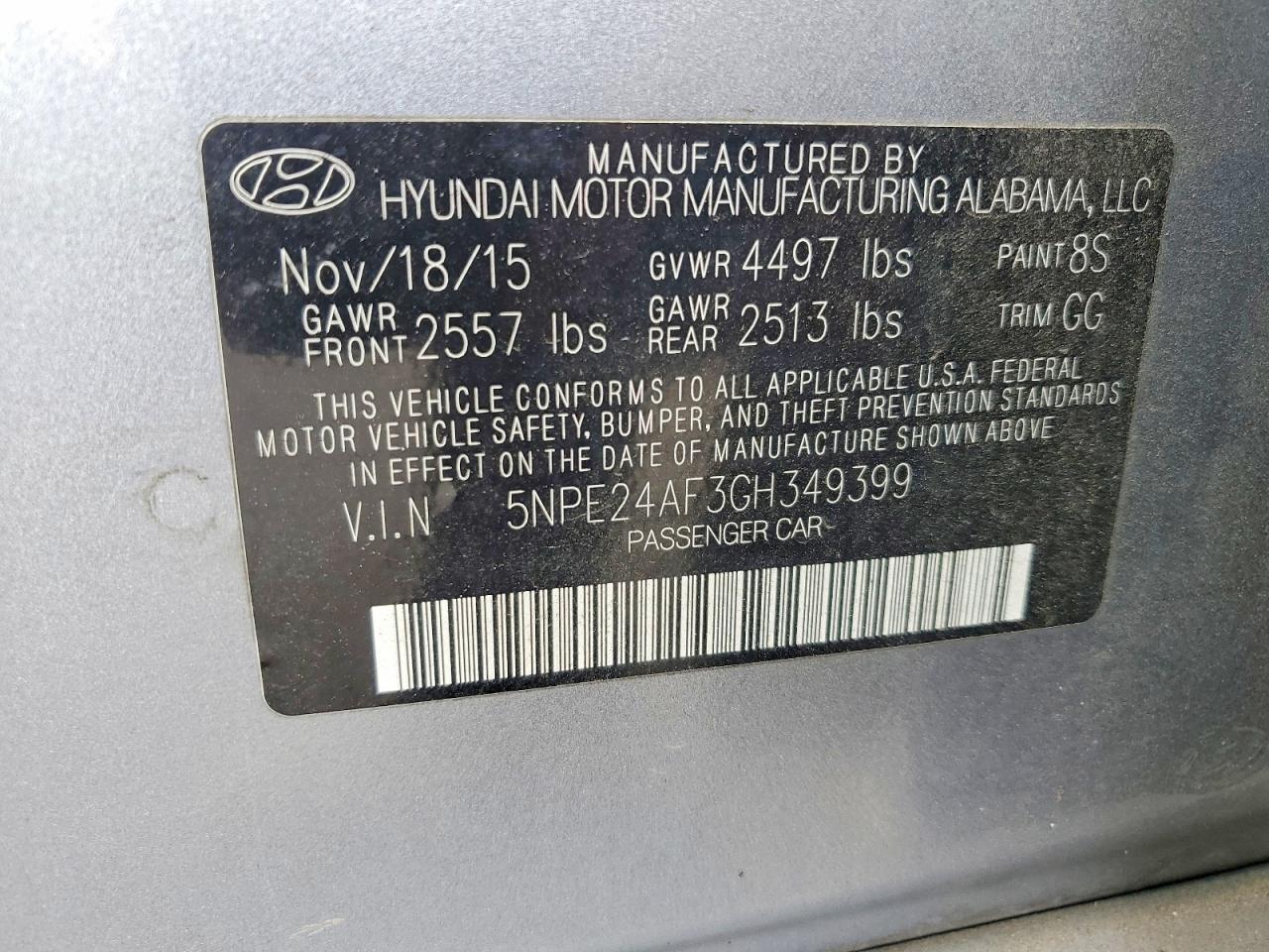 2016 HYUNDAI SONATA SE photo 25
