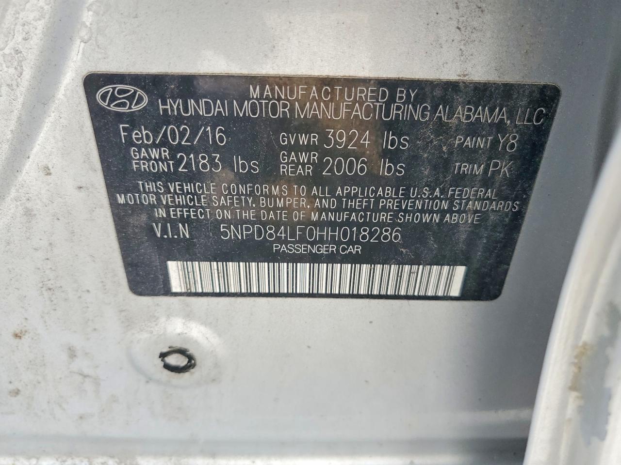 2017 HYUNDAI ELANTRA SE photo 34