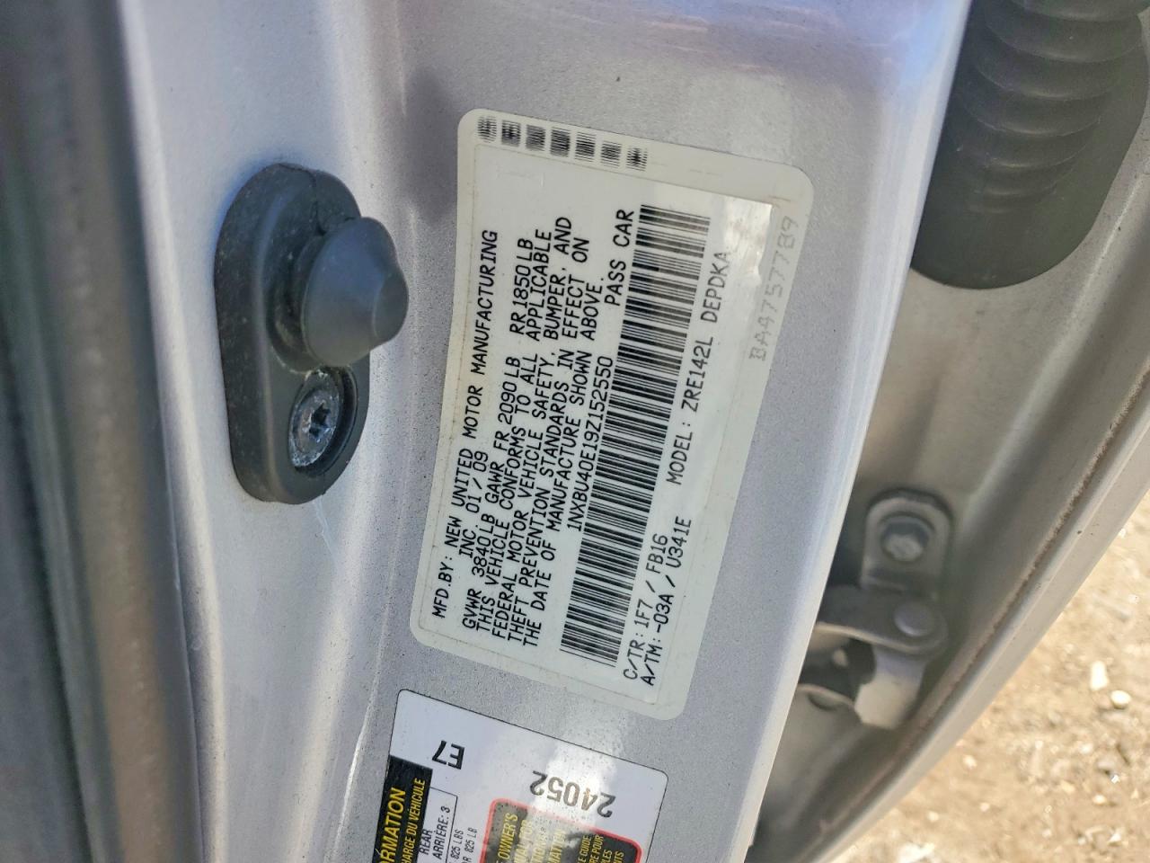 2009 TOYOTA COROLLA LE photo 23