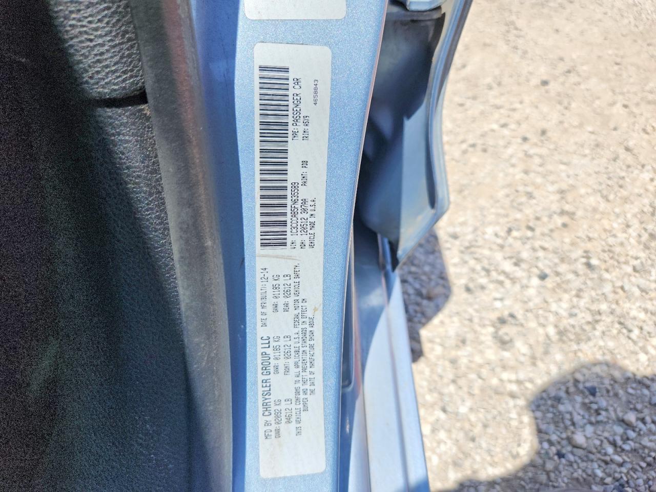 2015 CHRYSLER 200 LIMITED photo 23