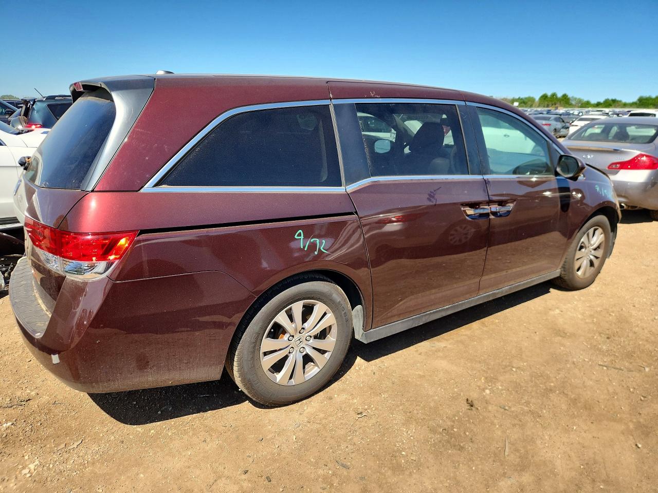 2014 HONDA ODYSSEY EXL photo 5