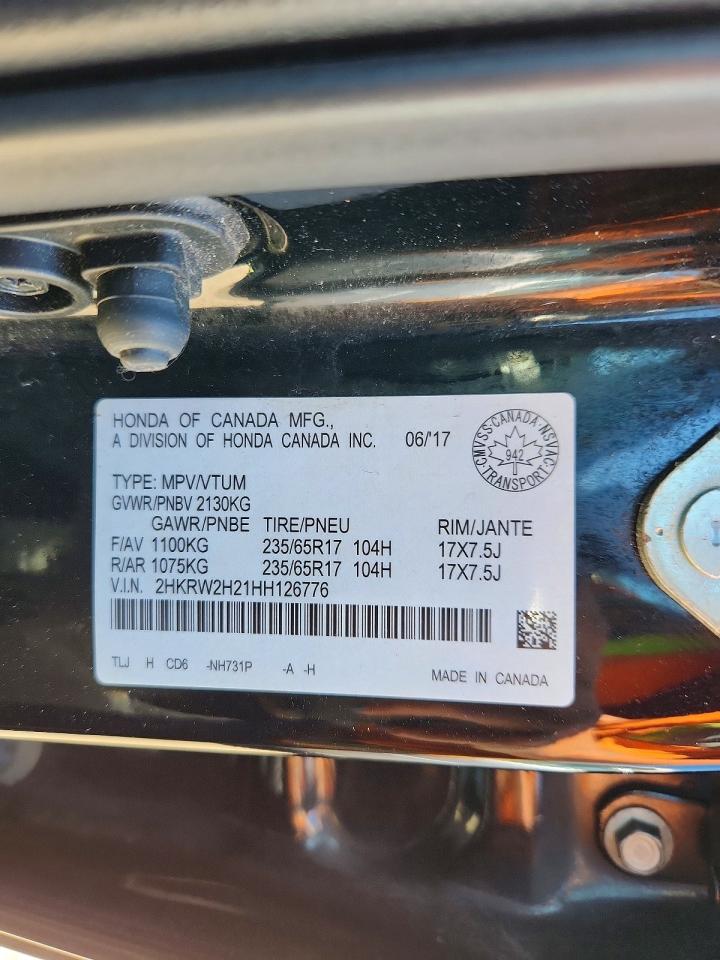 2017 HONDA CR-V LX photo 40