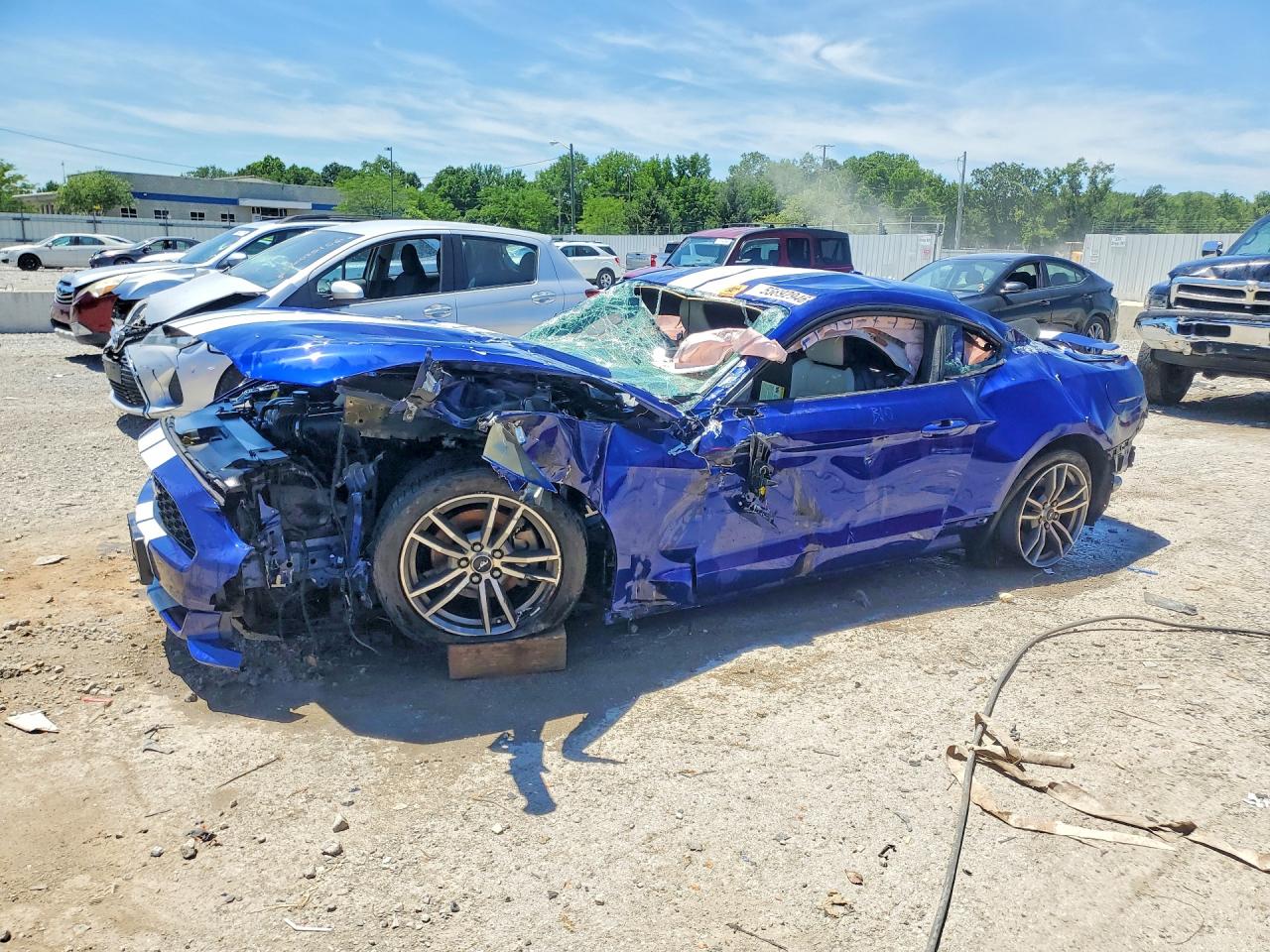 2015 FORD MUSTANG — ROLLOVER damage — photo 1