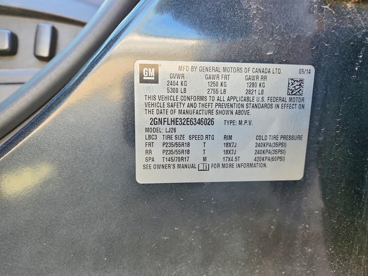 2014 CHEVROLET EQUINOX LTZ photo 25
