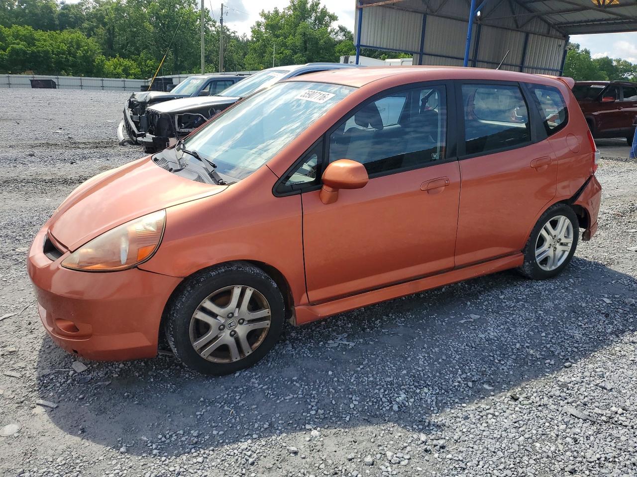 2007 HONDA FIT S — REAR END damage — photo 1