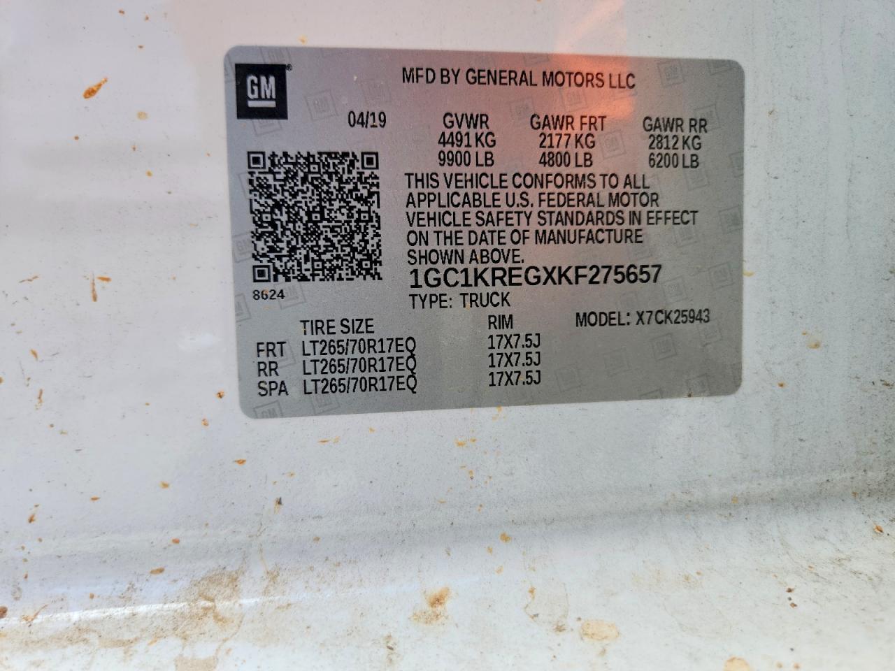 2019 CHEVROLET SILVERADO K2500 HEAVY DUTY photo 19