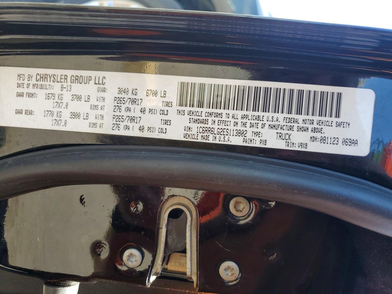 2014 RAM 1500 SLT photo 34