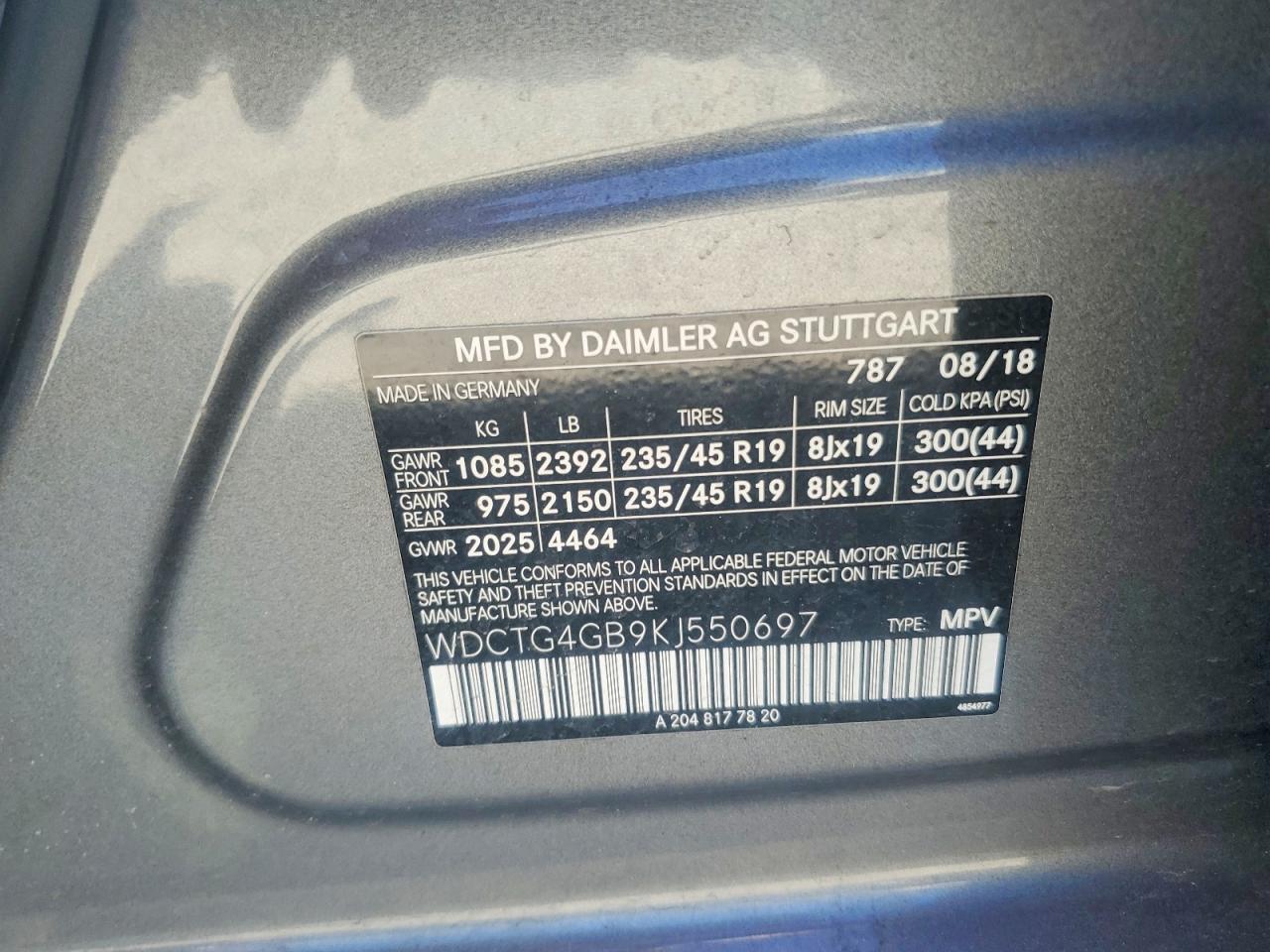 2019 MERCEDES-BENZ GLA 250 4MATIC photo 40