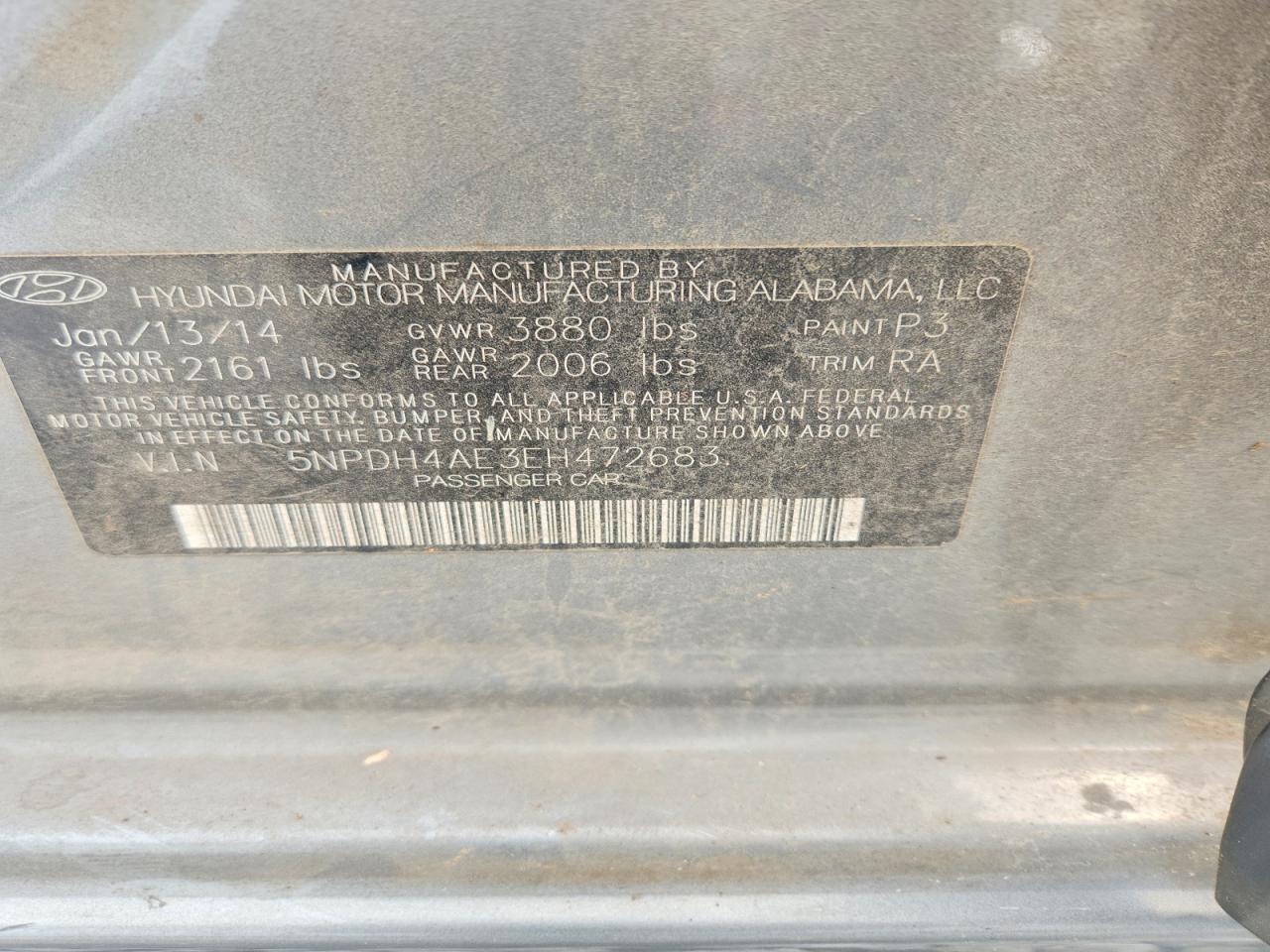 2014 HYUNDAI ELANTRA SE photo 23