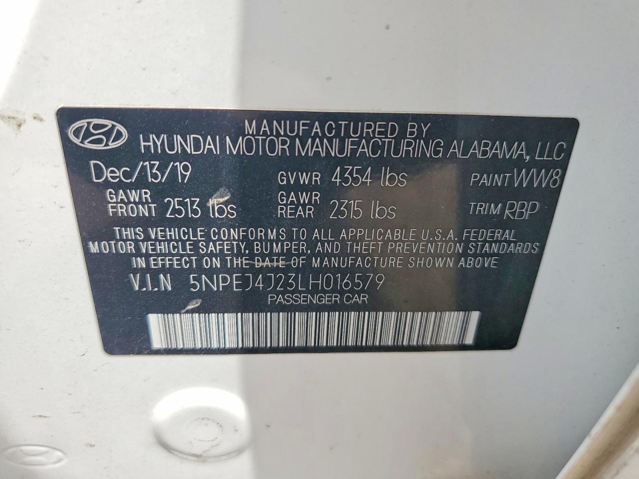 2020 HYUNDAI SONATA SEL PLUS photo 23