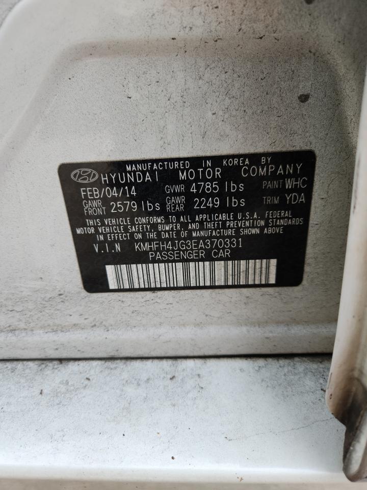 2014 HYUNDAI AZERA LIMITED photo 13