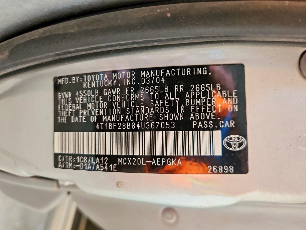 2004 TOYOTA AVALON XLS photo 12