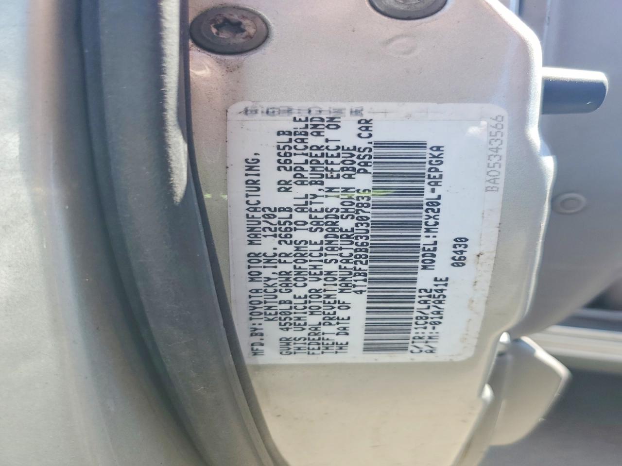2003 TOYOTA AVALON XLS photo 23