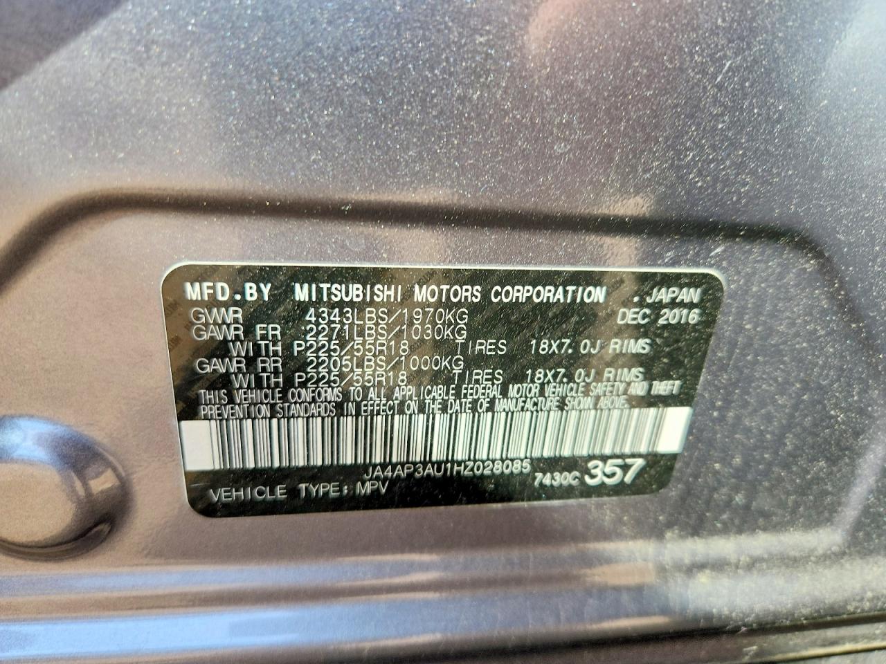 2017 MITSUBISHI OUTLANDER SPORT ES photo 23