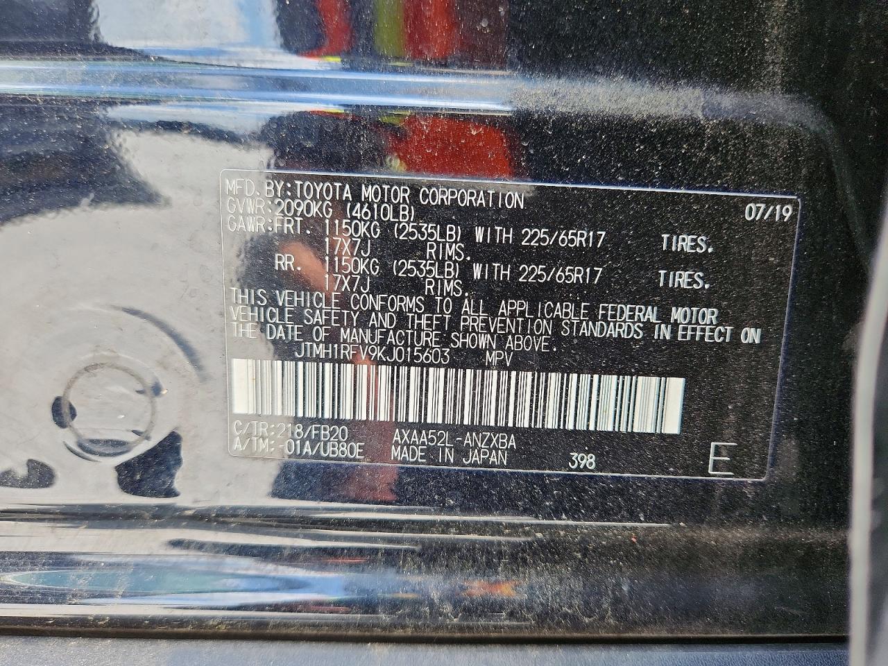 2019 TOYOTA RAV4 LE photo 27