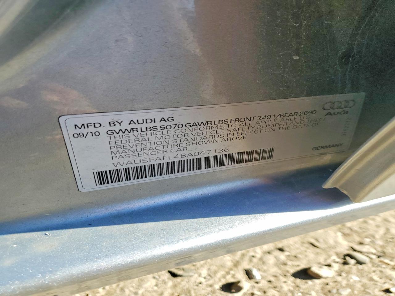 2011 AUDI A4 PREMIUM photo 23