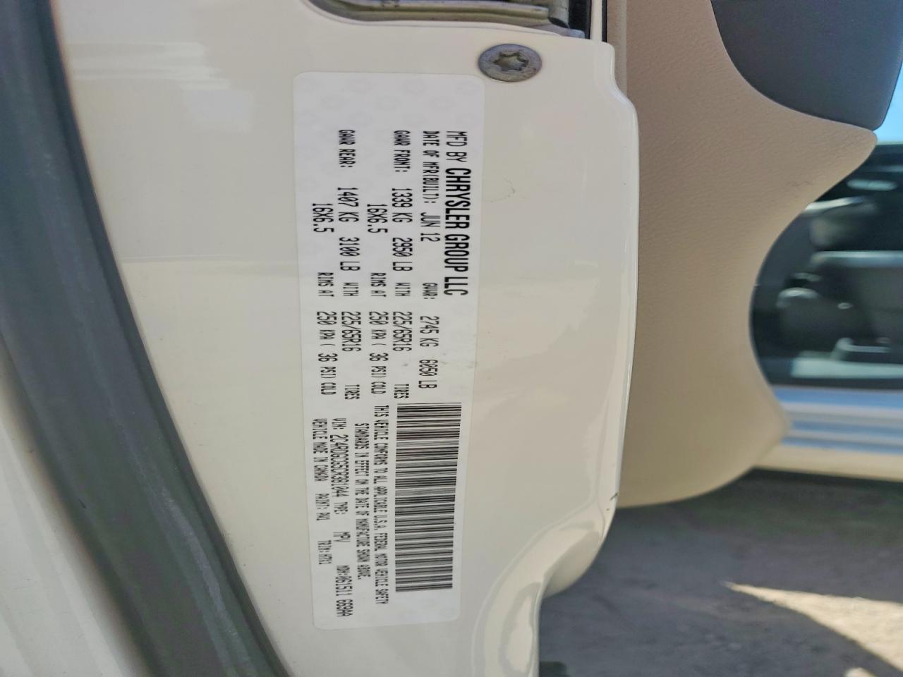 2012 DODGE GRAND CARAVAN SXT photo 37
