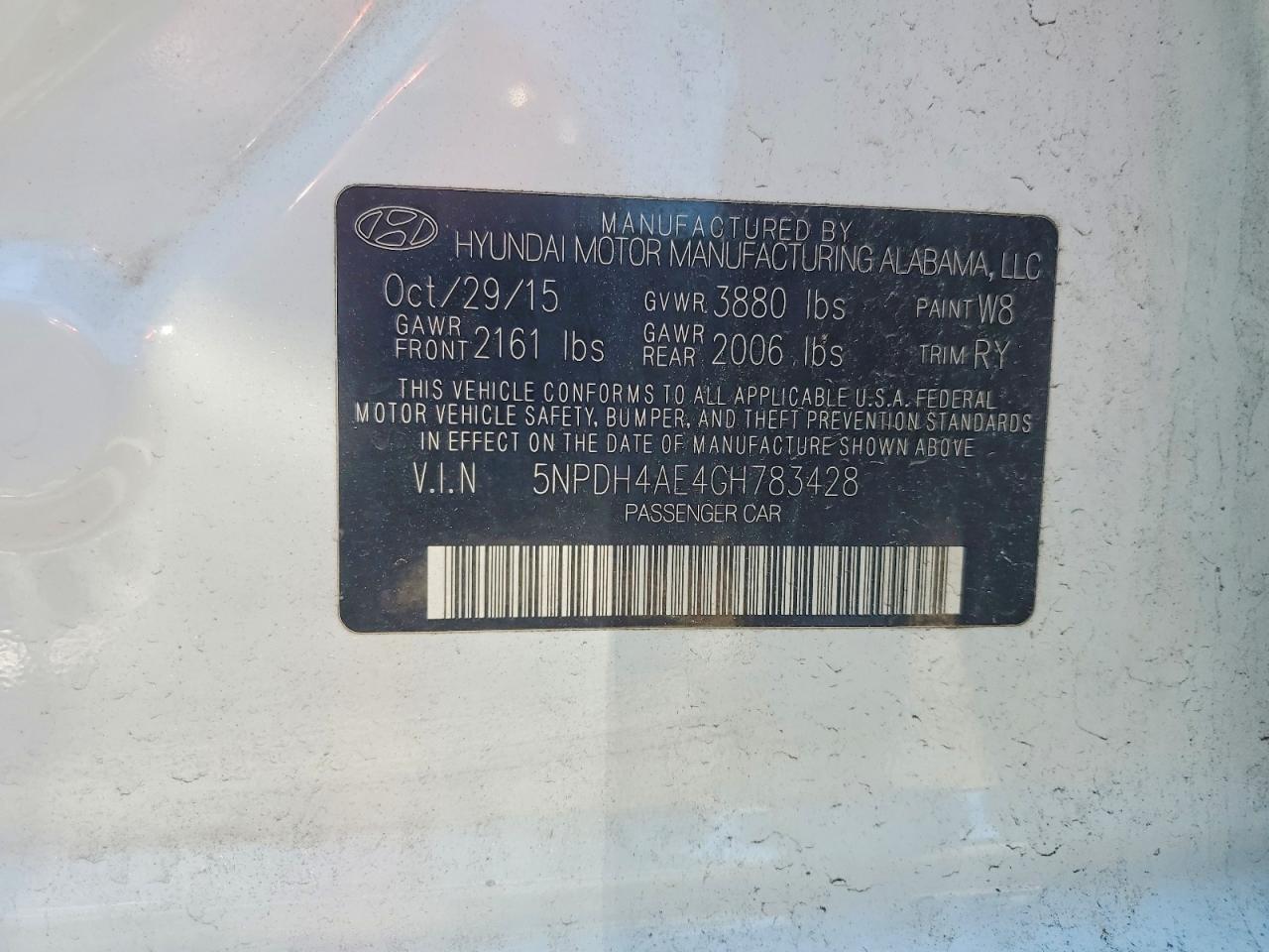 2016 HYUNDAI ELANTRA VALUE EDITION photo 23
