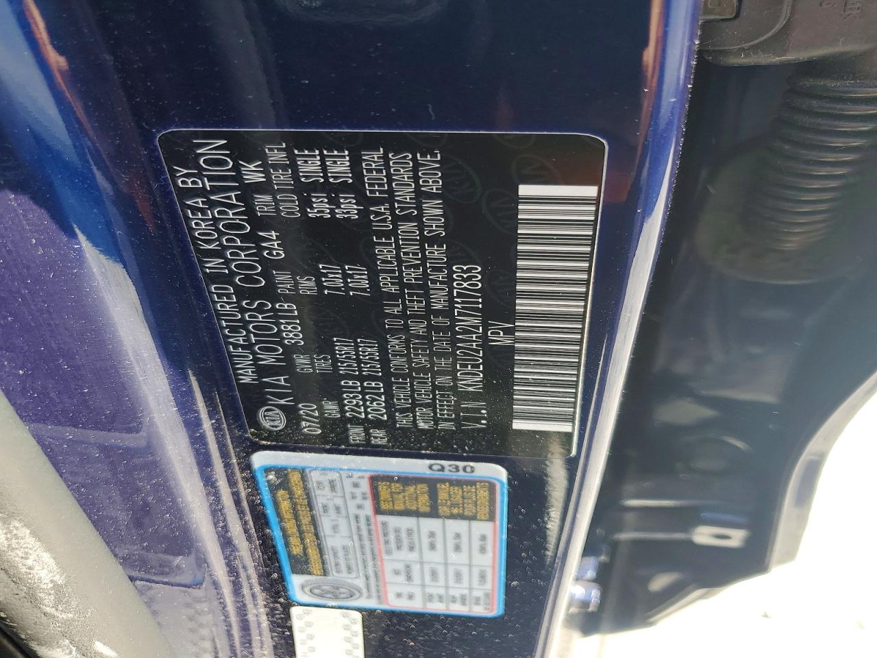 2021 KIA SELTOS S photo 12