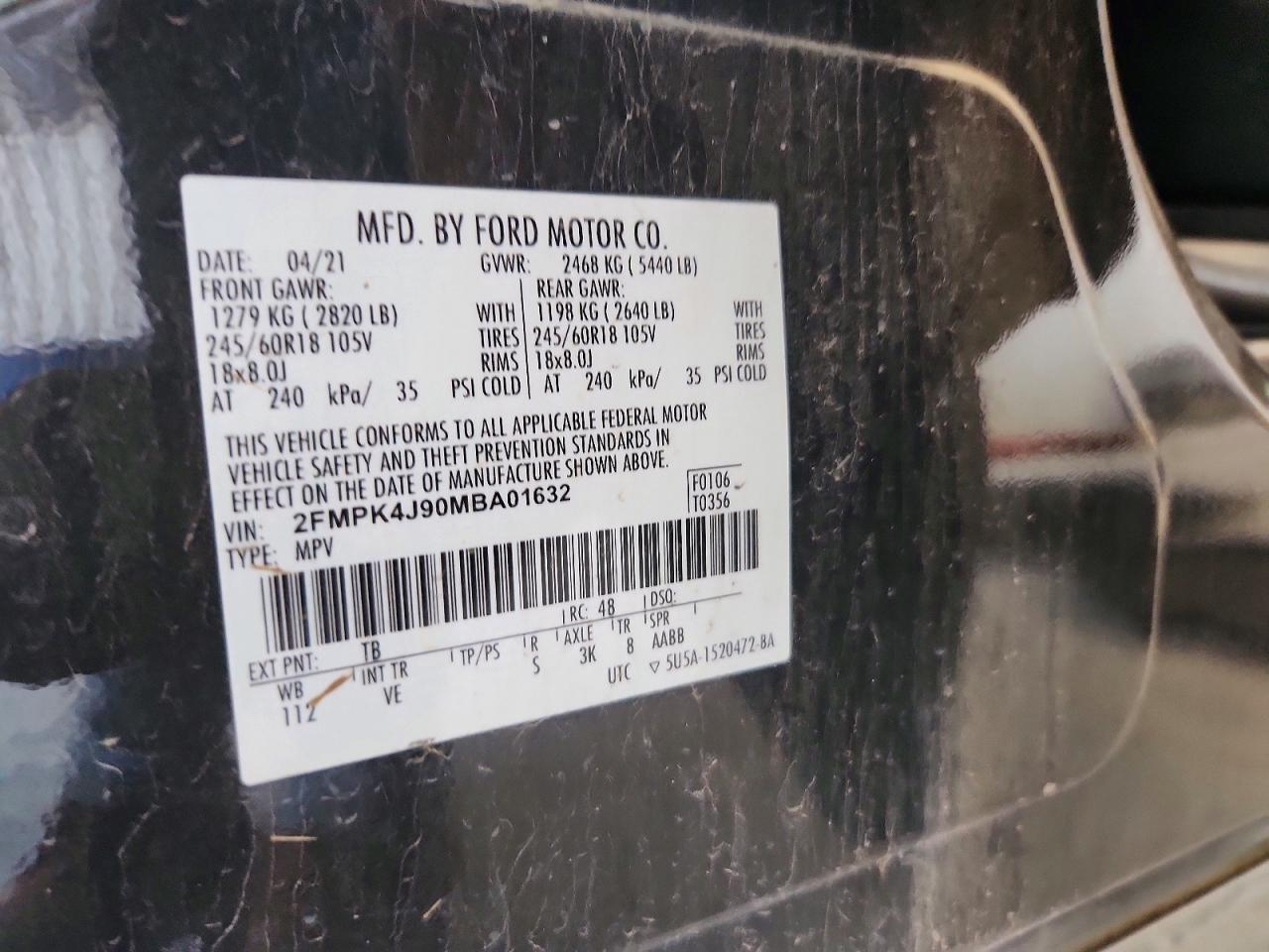 2021 FORD EDGE SEL photo 23