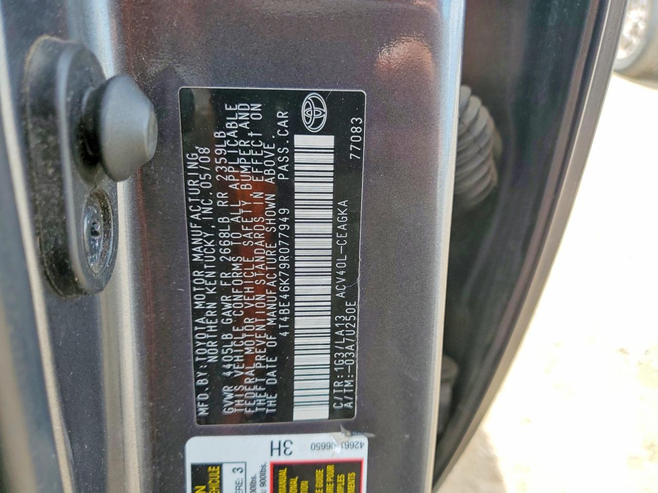 2009 TOYOTA CAMRY XLE photo 34