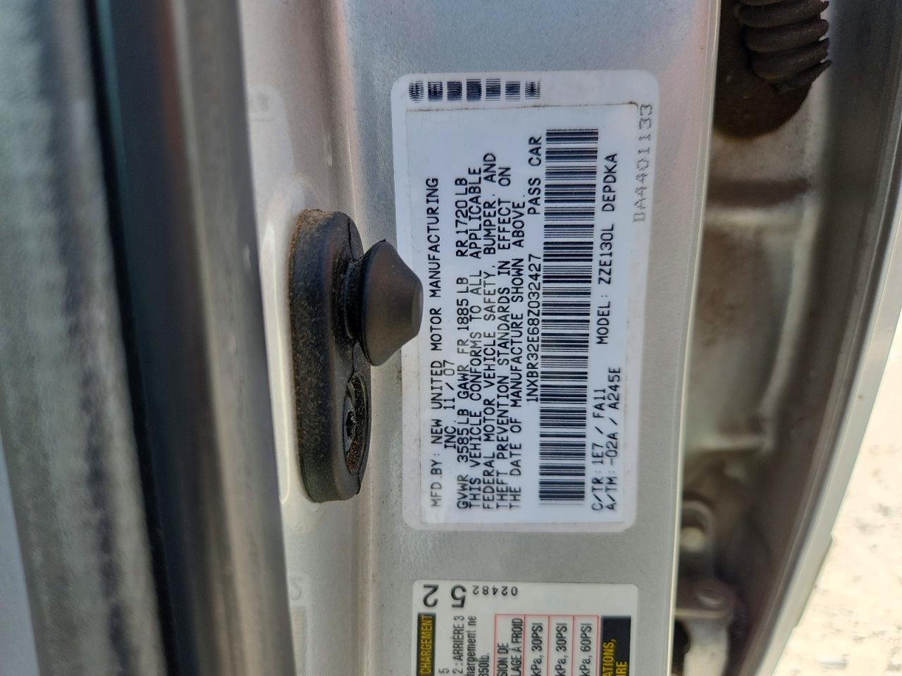 2008 TOYOTA COROLLA CE photo 23