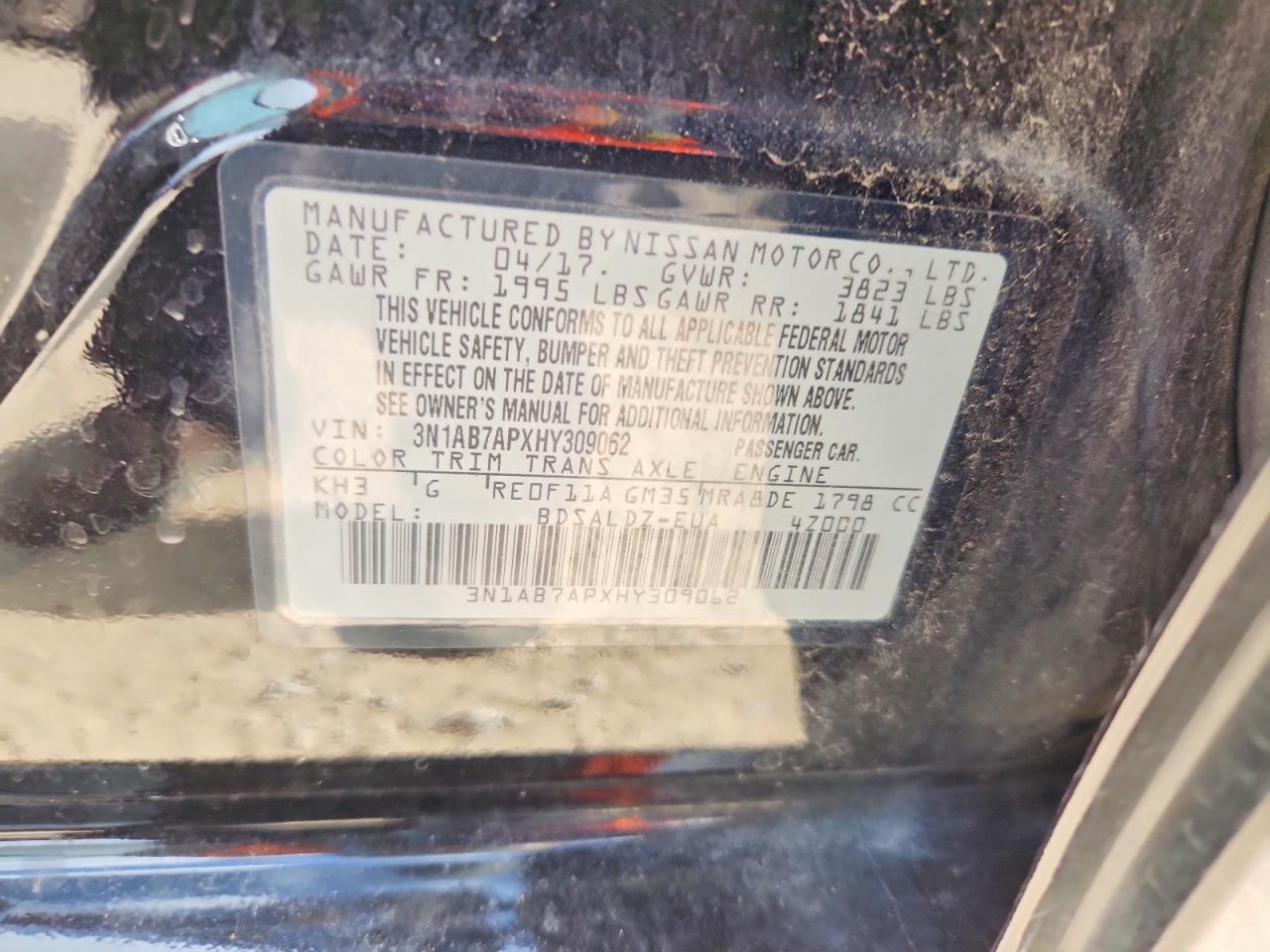 2017 NISSAN SENTRA SV photo 25