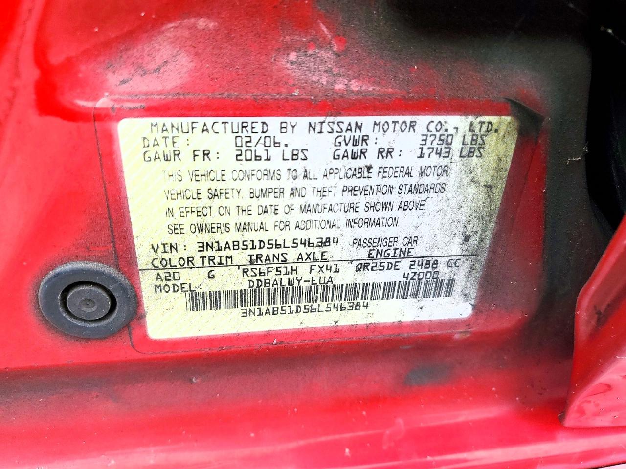 2006 NISSAN SENTRA SE-R SPEC V photo 23