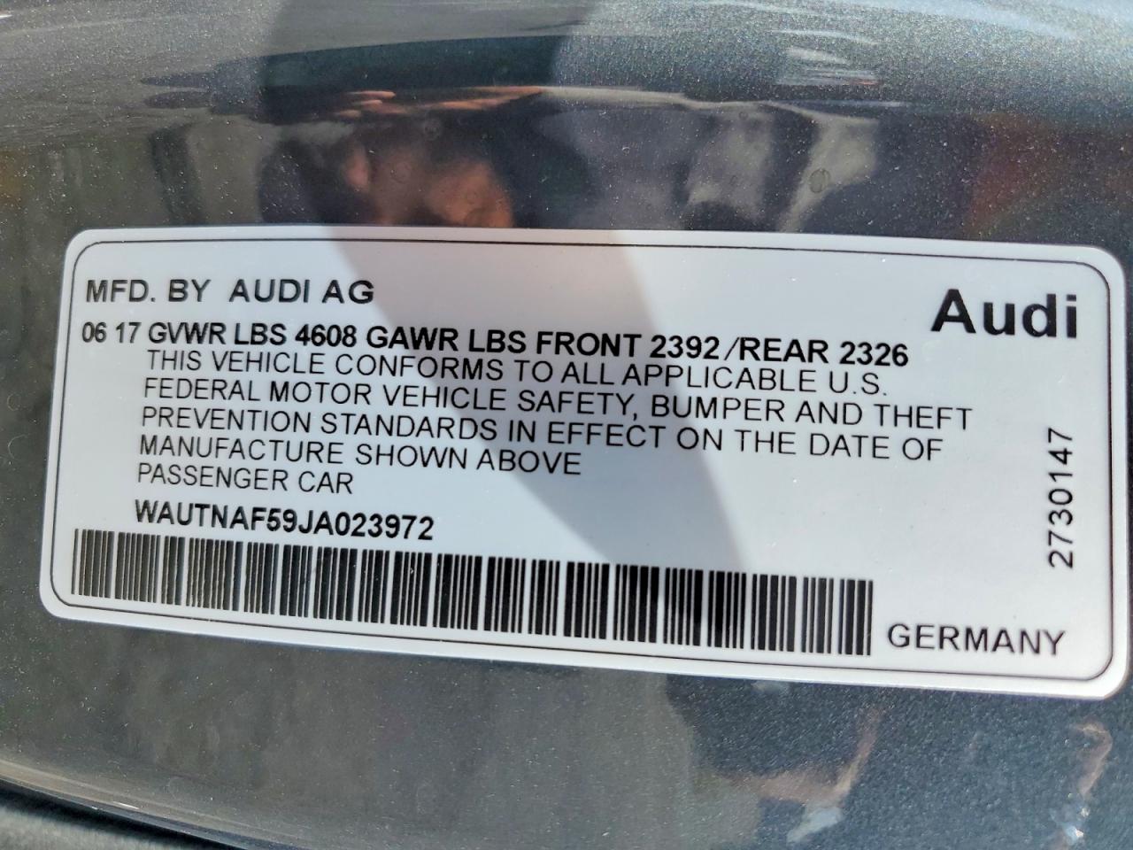 2018 AUDI A5 PREMIUM PLUS S-LINE photo 13