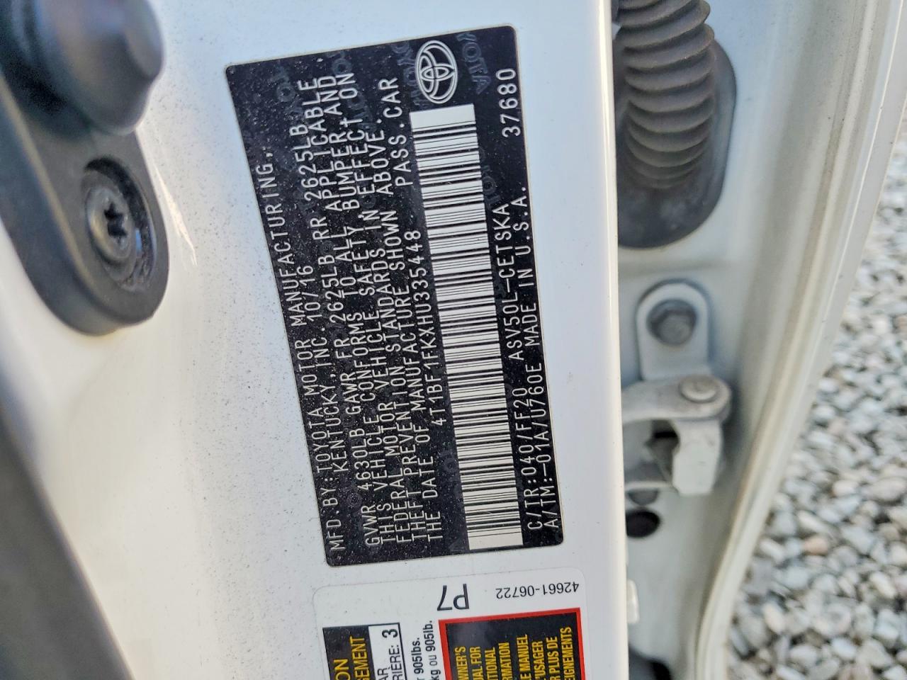 2017 TOYOTA CAMRY SE photo 23