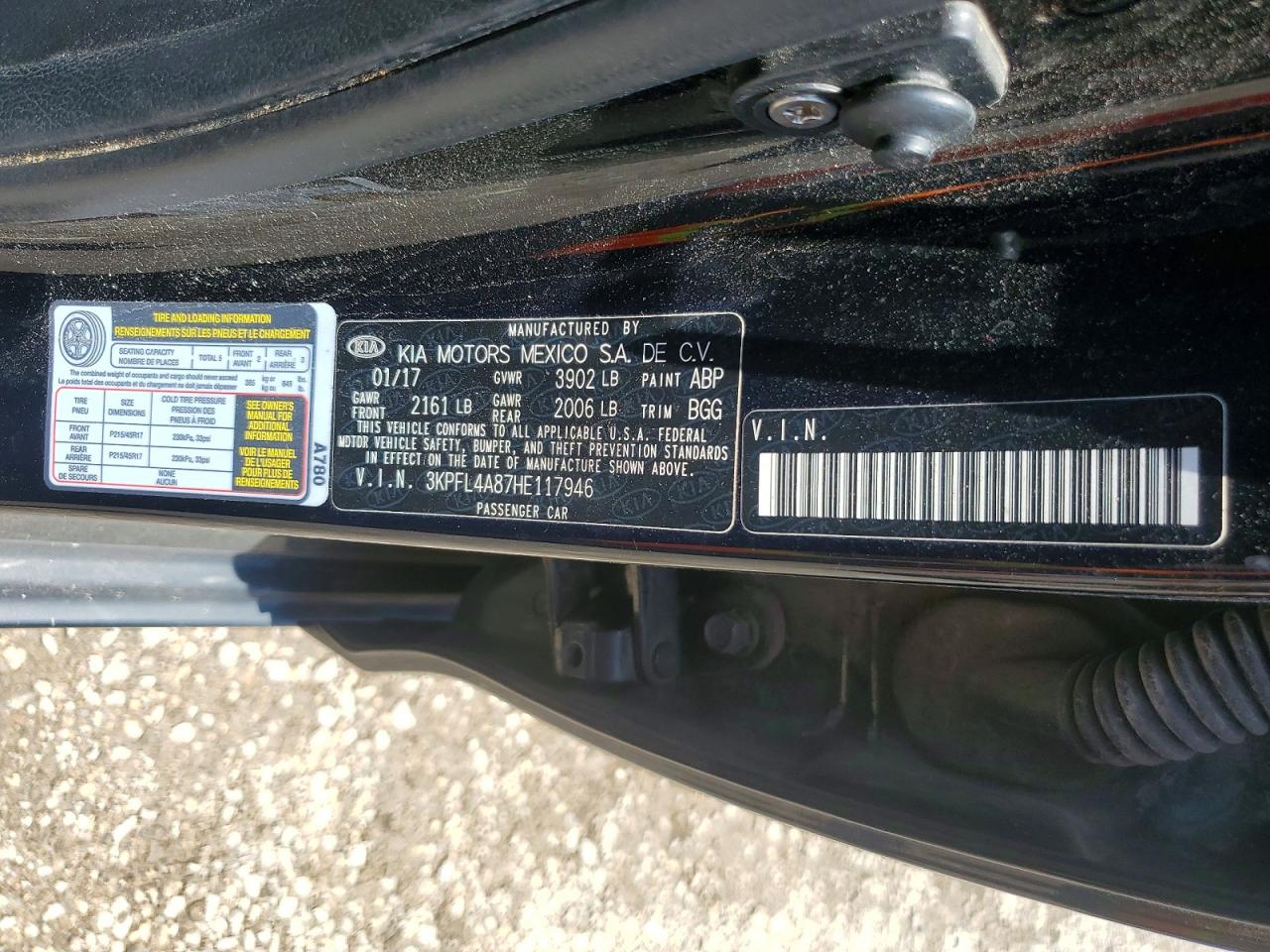 2017 KIA FORTE EX photo 12
