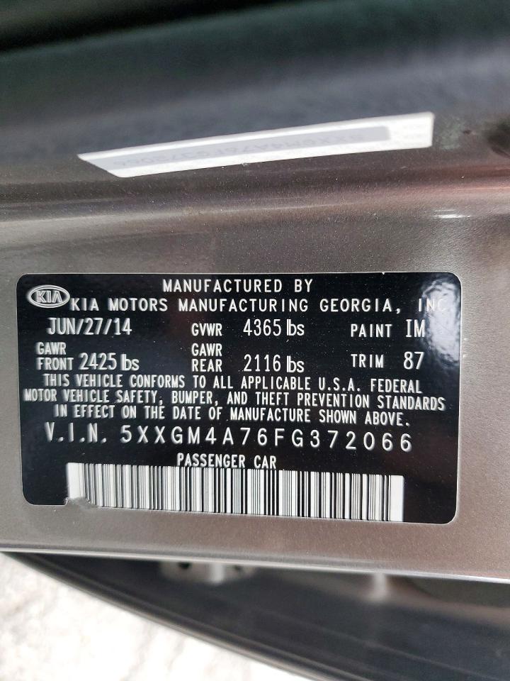 2015 KIA OPTIMA LX photo 23