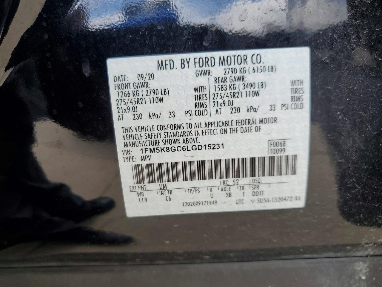2020 FORD EXPLORER ST photo 25