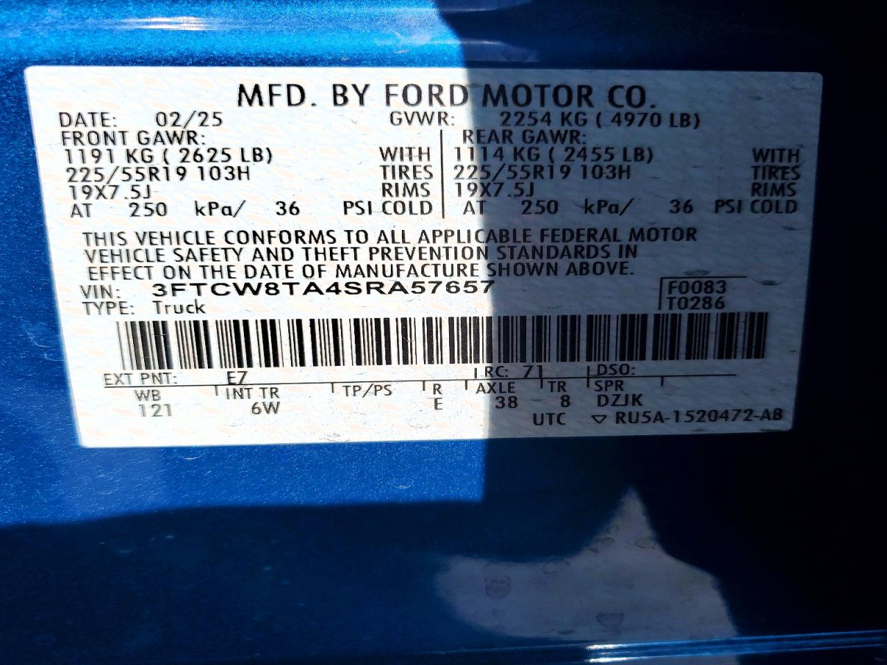 2025 FORD MAVERICK LOBO photo 12