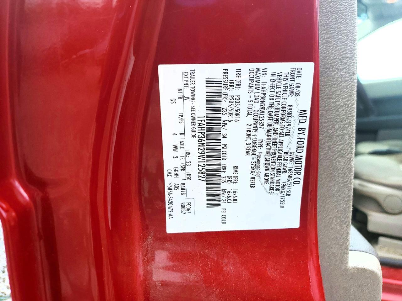 2009 FORD FOCUS SES photo 12