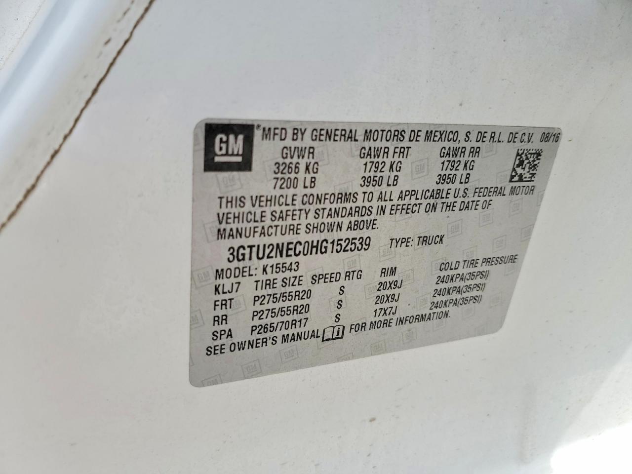 2017 GMC SIERRA K1500 SLT photo 12