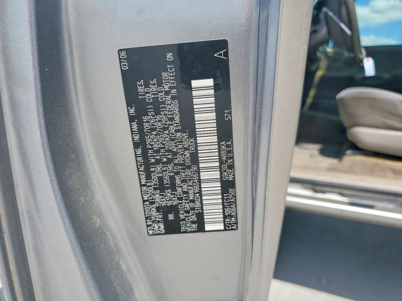2006 TOYOTA TUNDRA ACCESS CAB SR5 photo 23