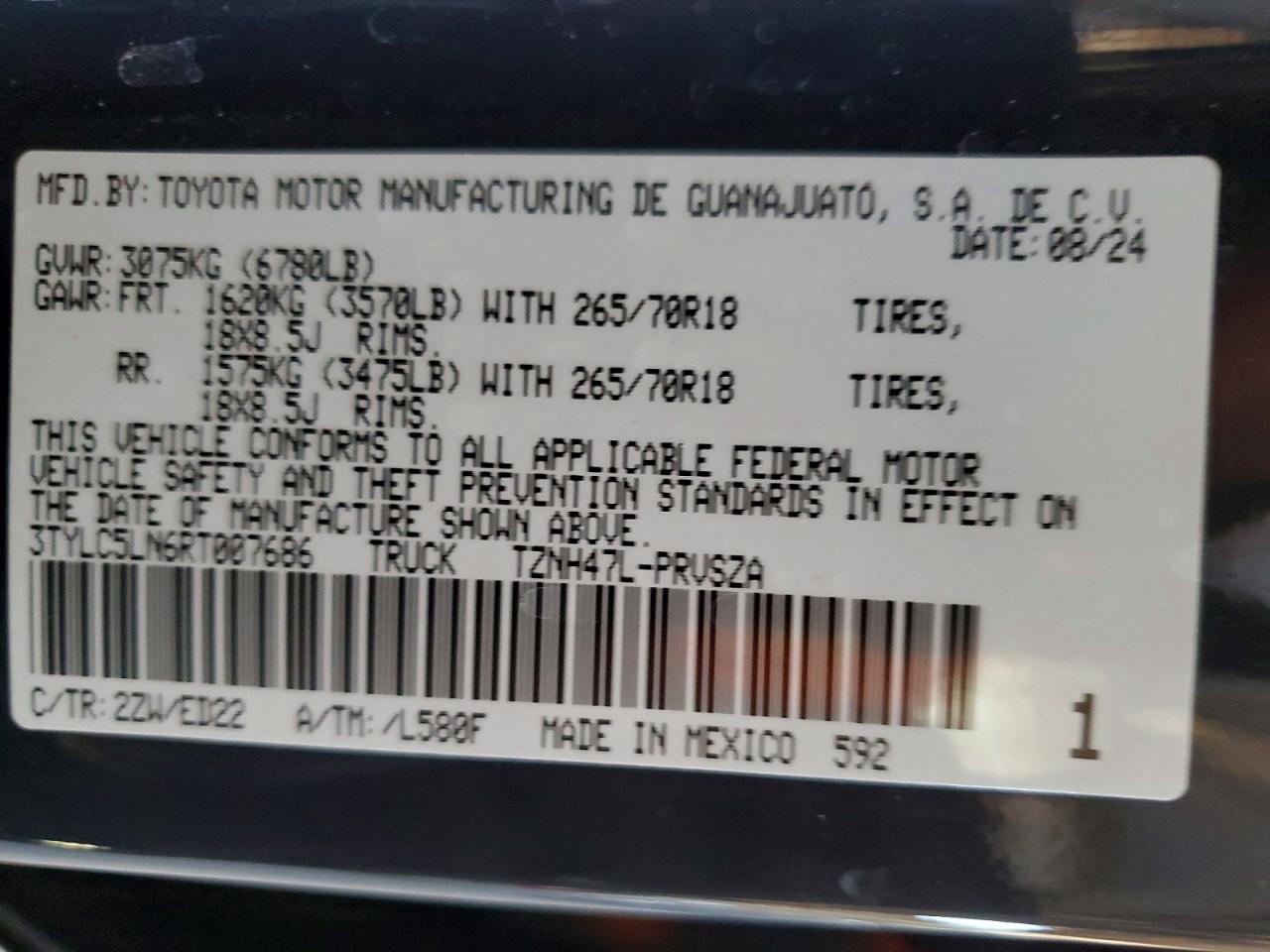 2024 TOYOTA TACOMA TRD PRO HV photo 23