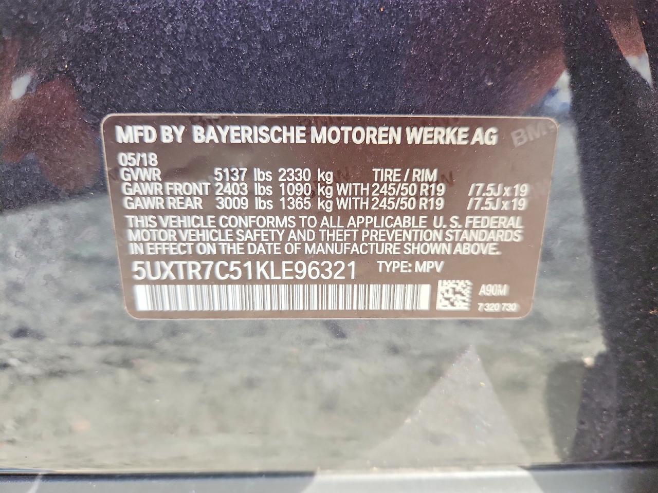 2019 BMW X3 SDRIVE30I photo 25